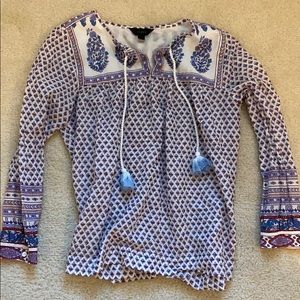 Jcrew cotton blouse